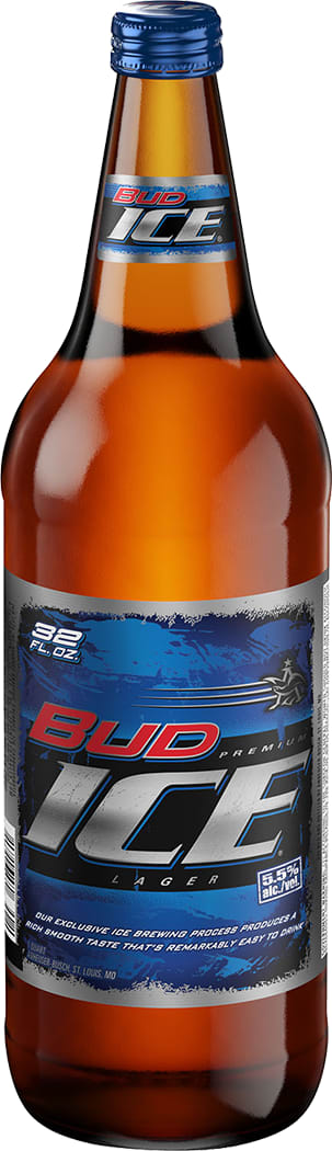 Bud Ice 12 Pack (32 oz Bottles)