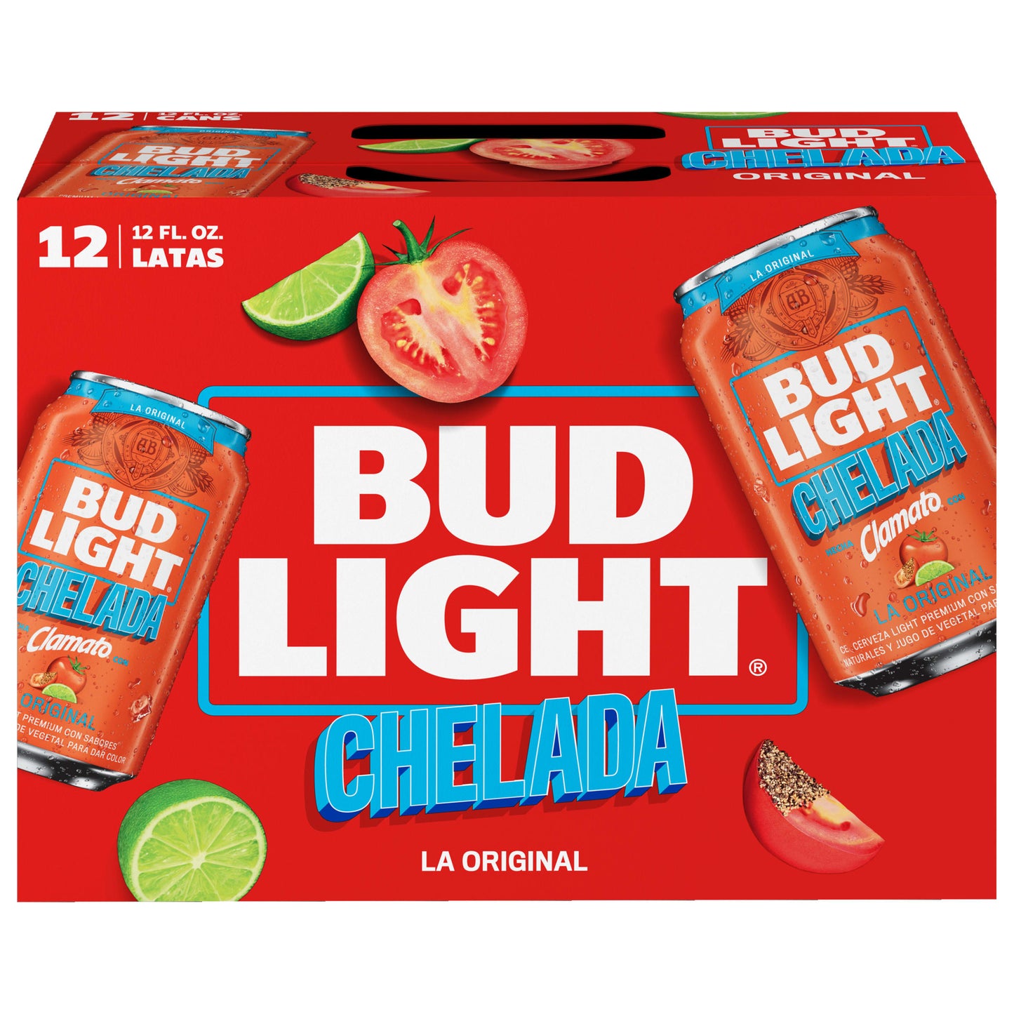 Bud Light Chelada with Clamato 2x 12 Pack (12 oz Cans)