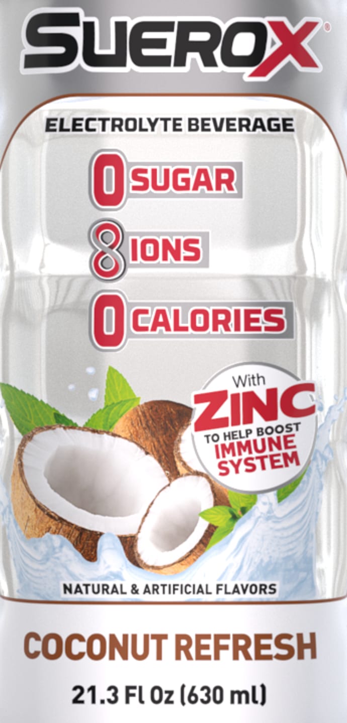 Suerox Coconut 12 Pack (21 oz Bottles)