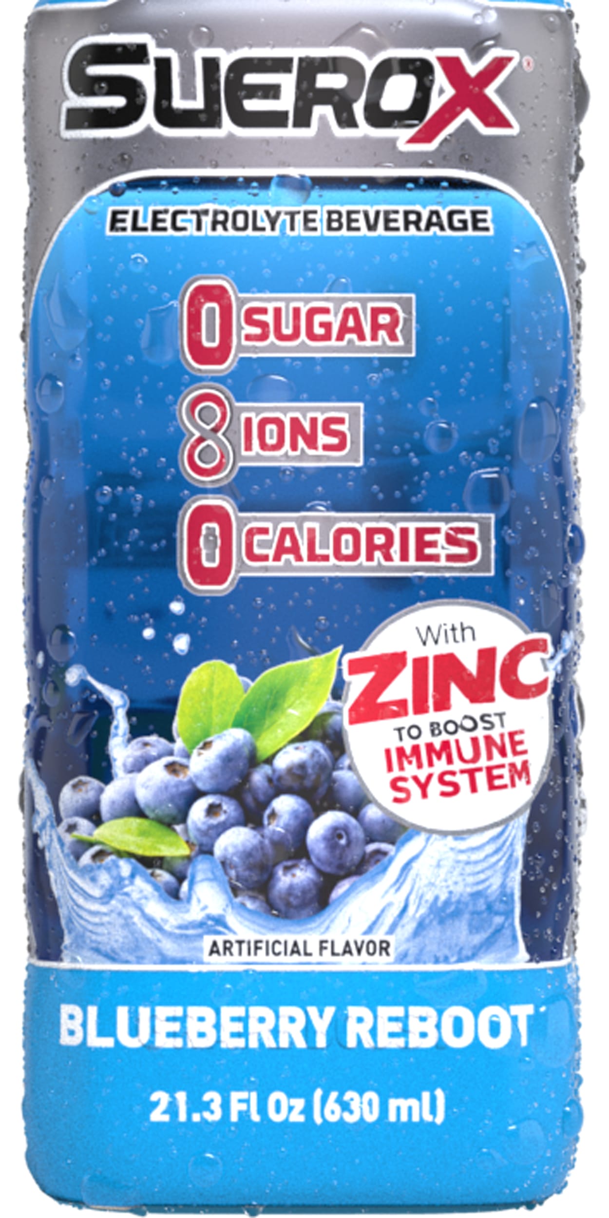 Suerox  Blueberry 12 Pack (21 oz Bottles)