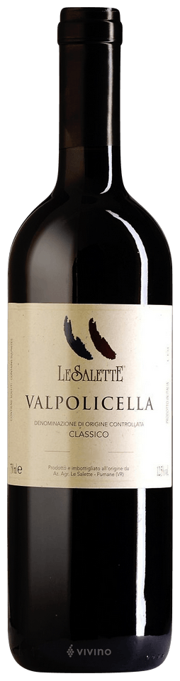 LE SALETTE VALPOLICELLA CLASSICO 2021 750ML