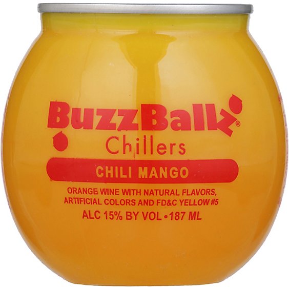 Buzzballz Chillers Chili Mango Wine Based Cocktail 187ML