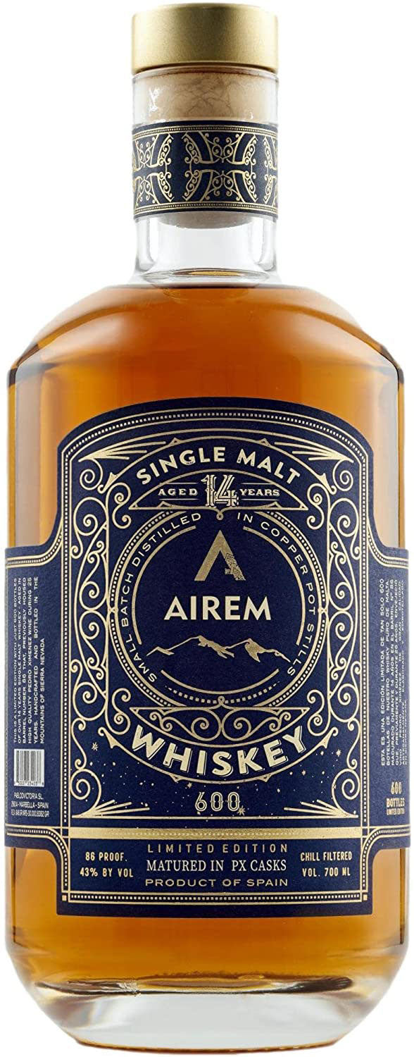 Airem Single Malt Whisky Matured In Px Casks 14 Yr 86 750ML