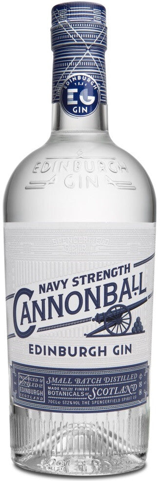 Edinburgh Dry Gin Cannonball Navy Strength 114.4 750ML