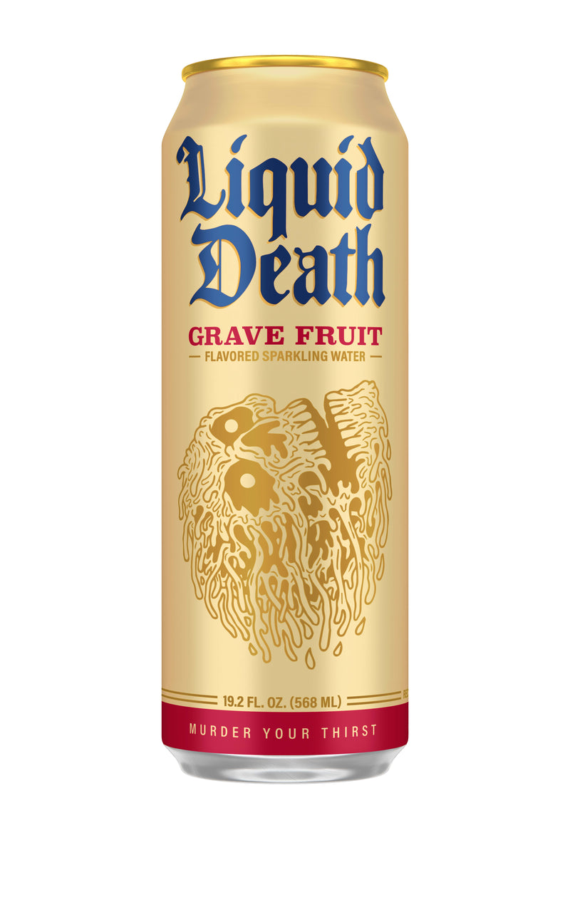 Liquid Death Grave Fruit 24 Pack (19.2 oz Cans) – The Booze Outlet