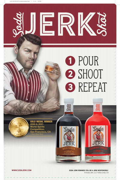 Soda Jerk Orange Cream Shot 750ml