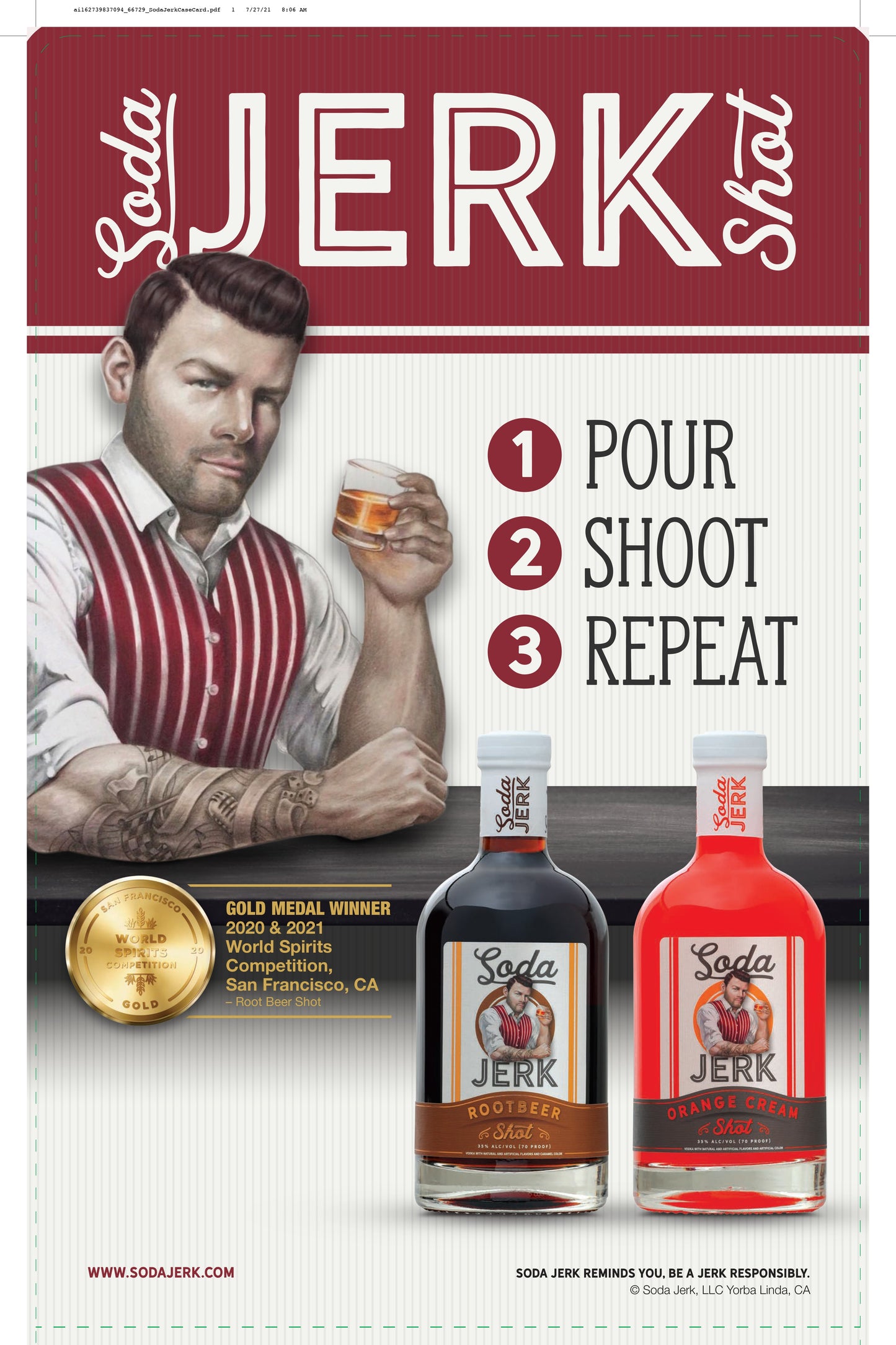 Soda Jerk Root Beer Shot 750ml