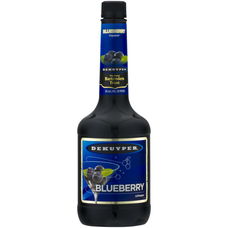 DEKUYPER BLUEBERRY SCHNAPPS 30 750ML