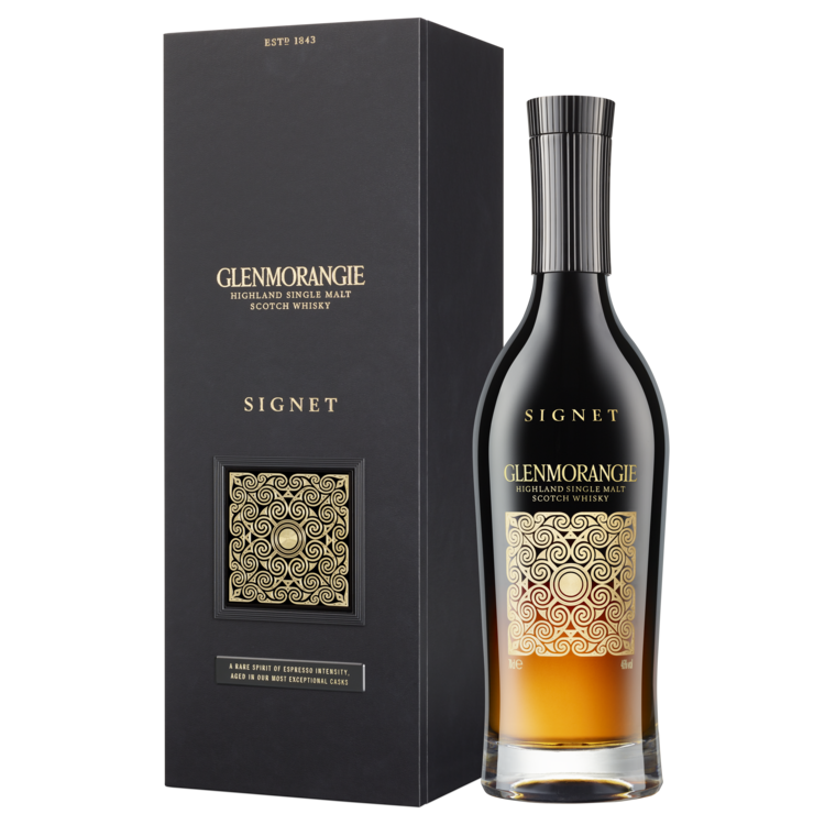 GLENMORANGIE SINGLE MALT SCOTCH SIGNET 92 W/ GIFT BOX 750ML