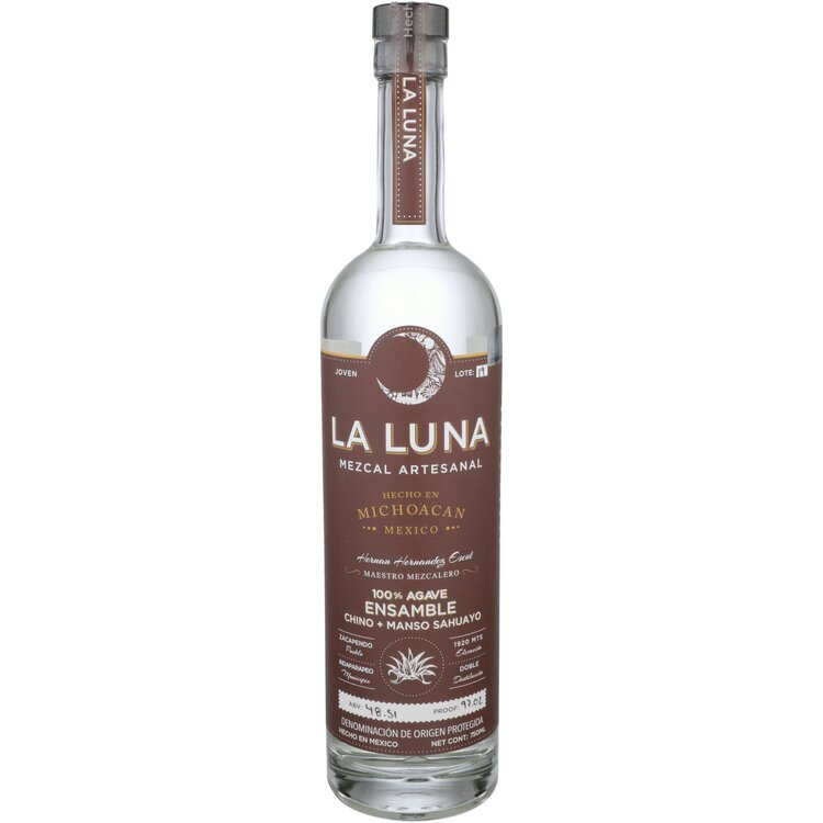 La Luna Mezcal Joven Ensamble Chino + Manso Sahuayo 97.02 750ML