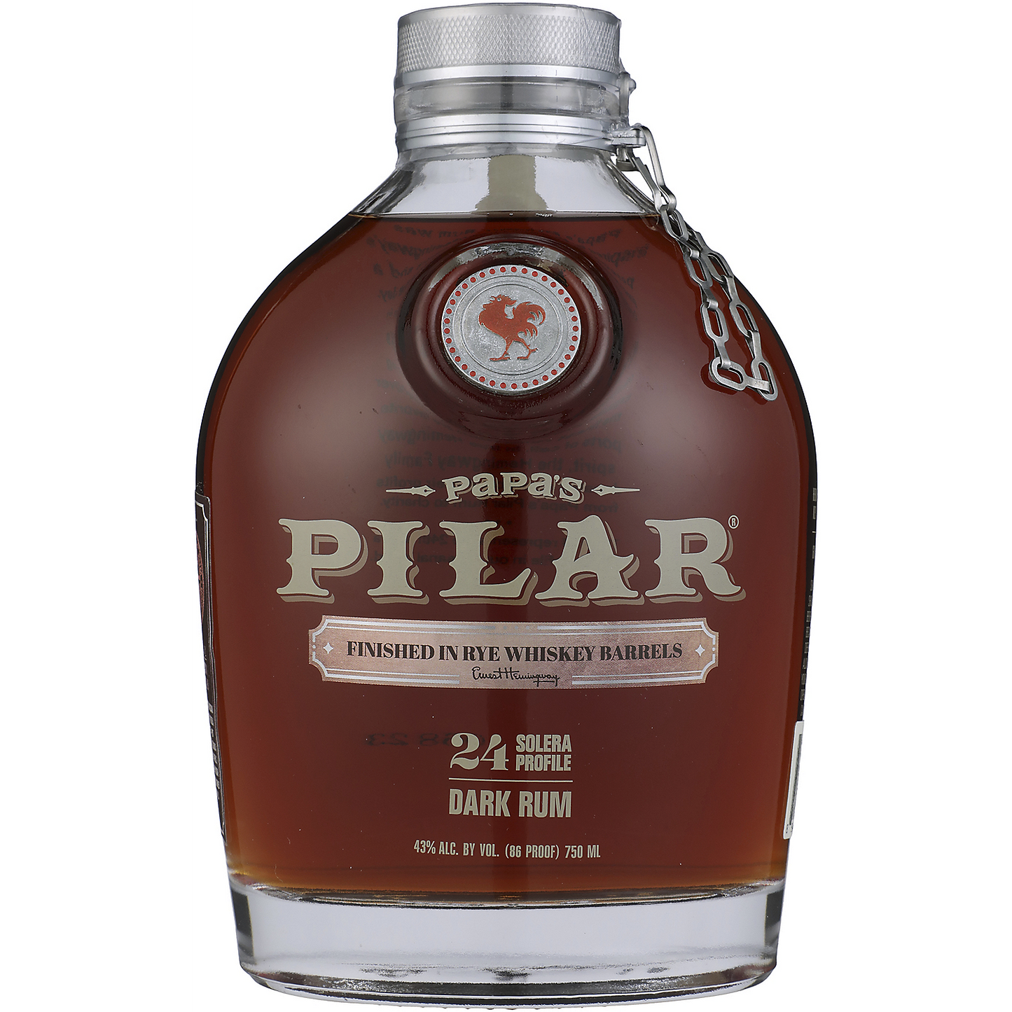 Papa'S Pilar Dark Rum Finished In Rye Whiskey Barrels 86 750ML