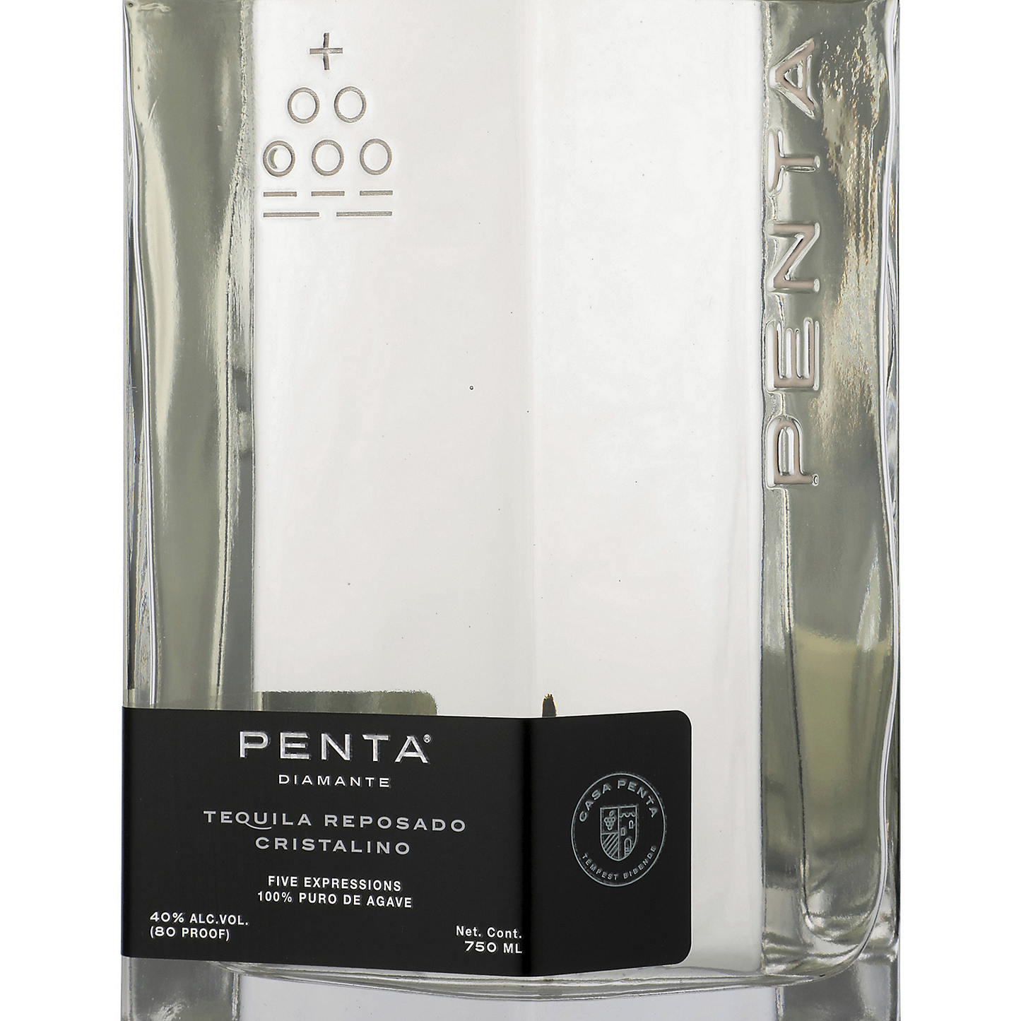 PENTA TEQUILA DIAMENTE REPOSADO CRISTALINO 80 W/ GIFT BOX 750ML