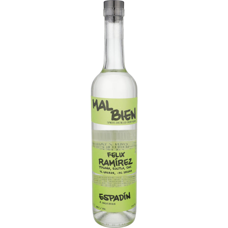 MAL BIEN MEZCAL ESPADIN FELIX RAMIREZ 92 750ML