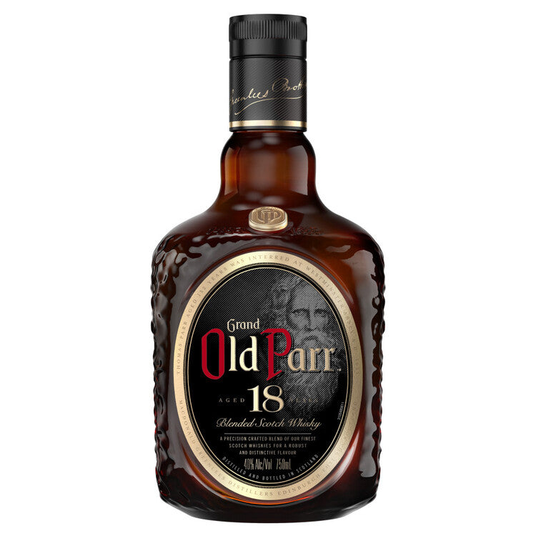 OLD PARR BLENDED SCOTCH DELUXE 18 YR 80 750ML