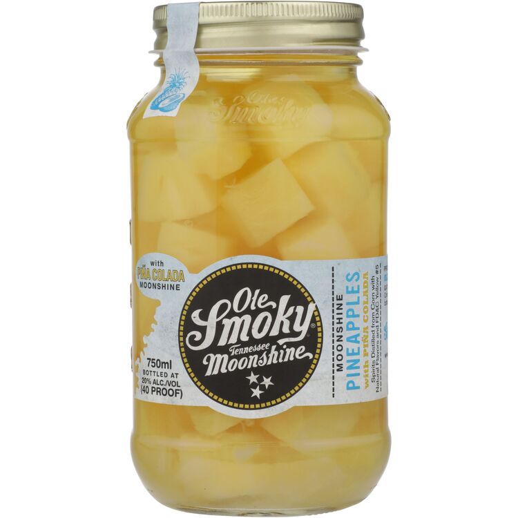 Ole Smoky Pineapples With Pina Colada Moonshine 40 750ML