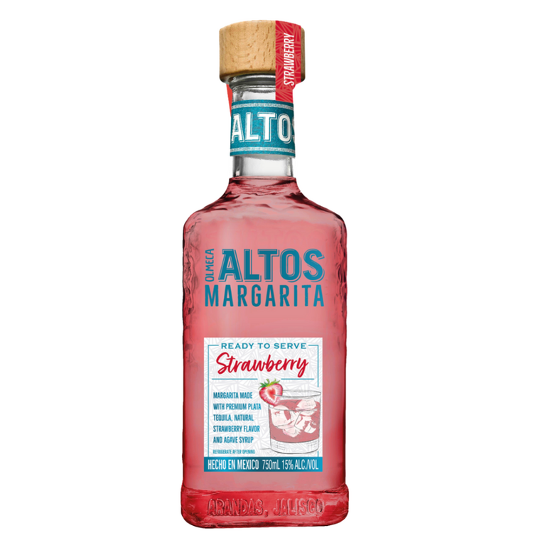 OLMECA ALTOS STRAWBERRY MARGARITA 30 750ML