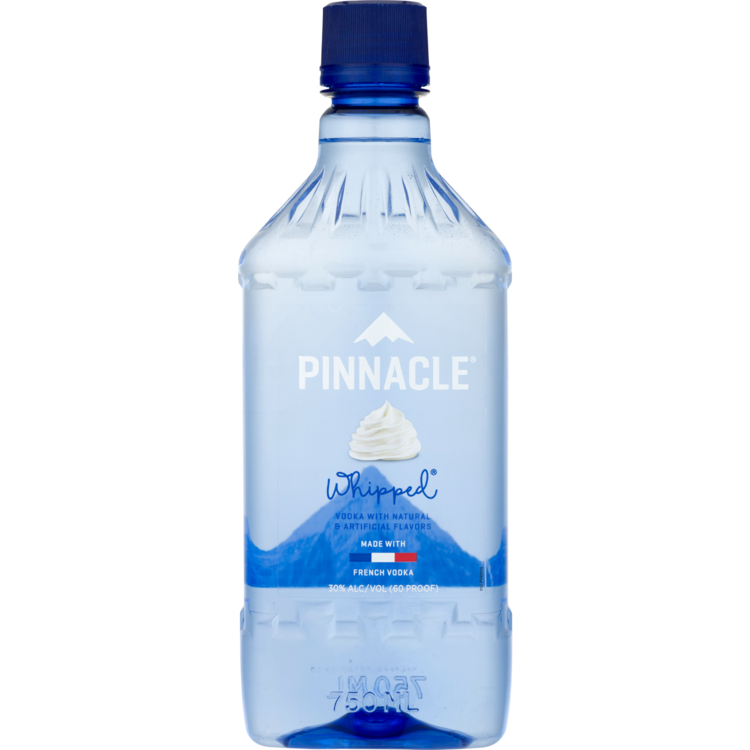 PINNACLE WHIPPED CREAM FLAVORED VODKA WHIPPED 60 750ML