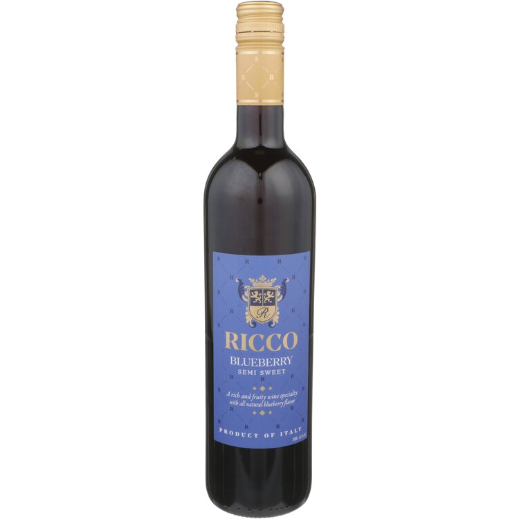 Ricco Blueberry Flavored Wine 750ML