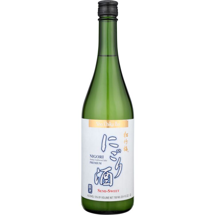 Sho Chiku Bai Junmai Ginjo Nigori Sake Premium 750ML