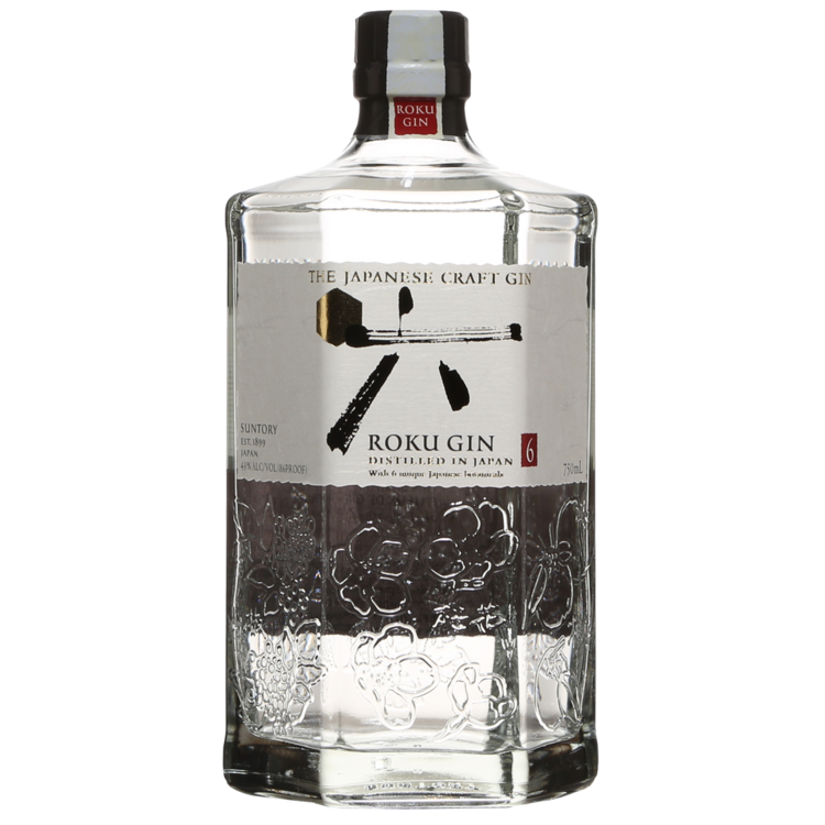 SUNTORY DRY GIN ROKU 86 750ML