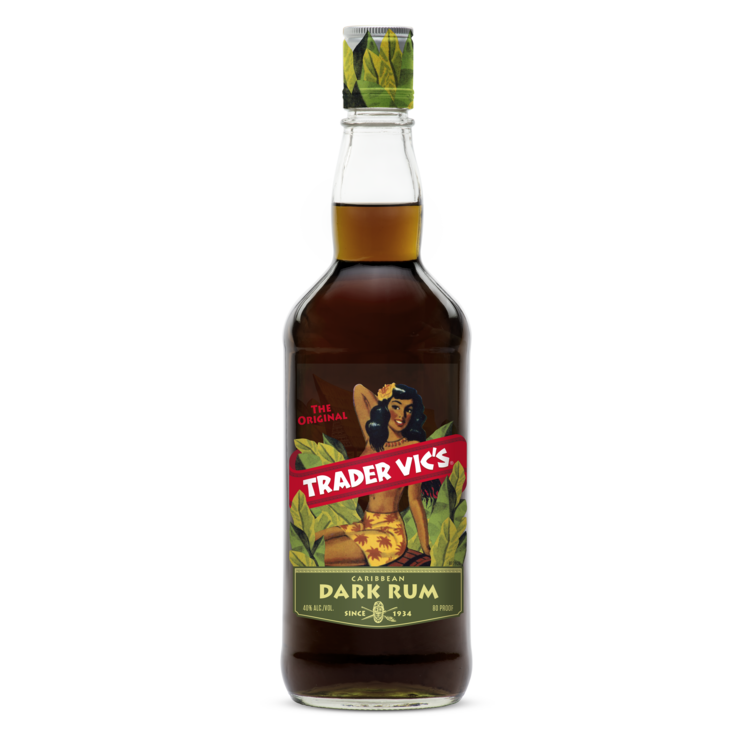 TRADER VIC'S DARK RUM 80 750ML