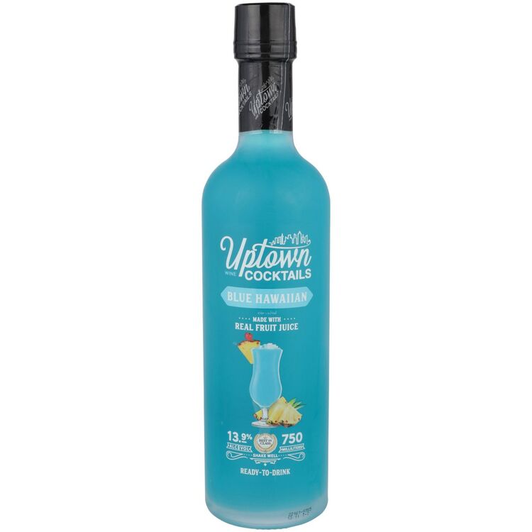 UPTOWN WINE COCKTAILS BLUE HAWAIIAN 750ML