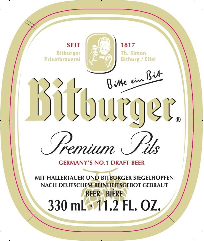BITBURGER PREMIUM PILS 4/6PK 11.2 oz (24)