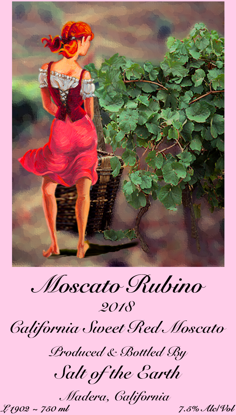 SALT OF THE EARTH MOSCATO RUBINO 2020 750 mL