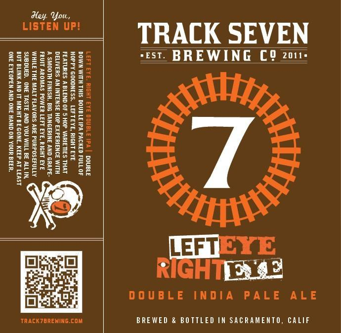 TRACK 7 LEFT EYE RIGHT EYE DOUBLE IPA 4/6PK CANS 12 oz (24)
