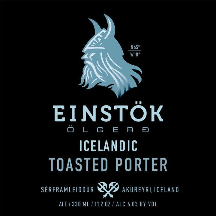 EINSTOK ICELANDIC TOASTED PORTER 4/6PK CANS 11.2 oz (24 Pack)