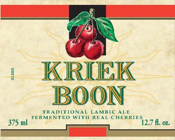 BOON KRIEK CHERRY LAMBIC 375 mL (12 Pack)