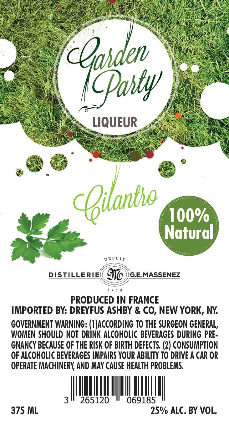 MASSENEZ GARDEN PARTY CILANTRO 375 mL