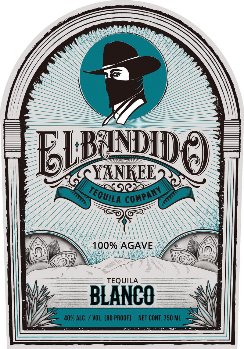 EL BANDIDO YANKEE TEQUILA BLANCO 750 mL