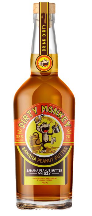 Dirty Monkey Banana Peanut Butter Whiskey