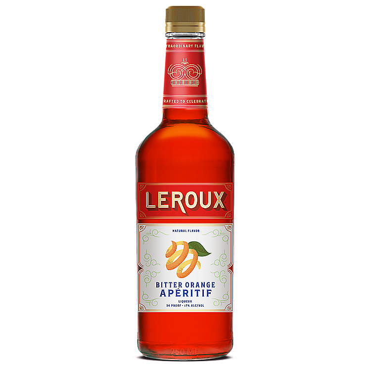 LEROUX BITTER ORANGE APERITIF LIQUEUR 42 750ML