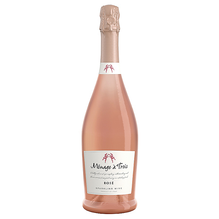 MENAGE A TROIS SPARKLING ROSE ITALY 750ML