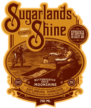 Sugarlands Shine Butterscotch Gold Moonshine